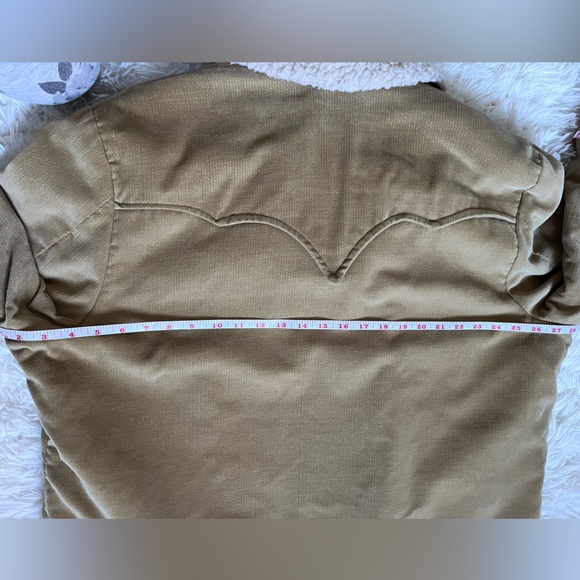 RARE Lee Storm Rider Vintage 1970s Full Length Sherpa Corduroy Rancher Coat - Picture 11 of 15